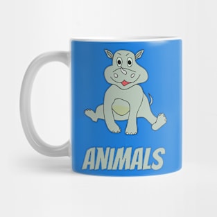 Cute rhinoceros Mug